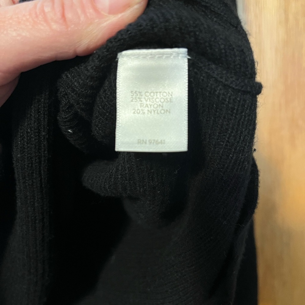 J. Jill Wearever black sweater - Picture 7 of 7